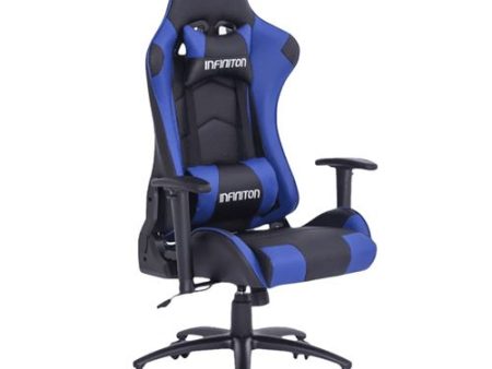 Cadeira Gaming Infiniton Gamer Gseat-21 Preto   Azul Fashion