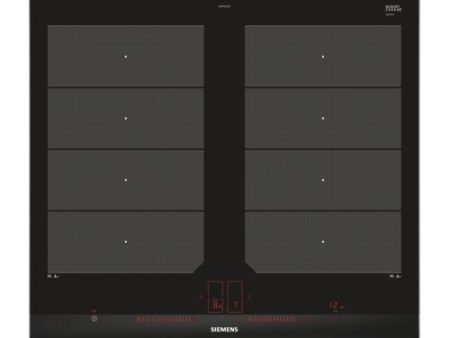 Placa de Indução Siemens EX675LXC1E | Elétrica | 60.2 cm | 4 Zonas | Aço inoxidável Hot on Sale