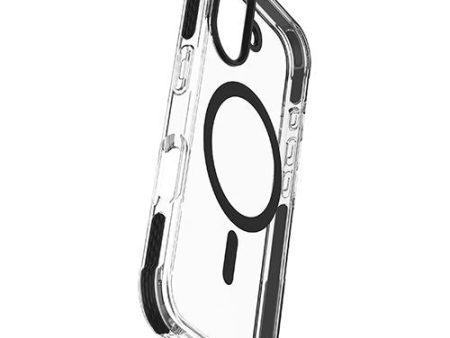 Capa MagSafe Cellular Line Tetra Force Strong Guard Mag para iPhone 16 - Transparente   Preta Online