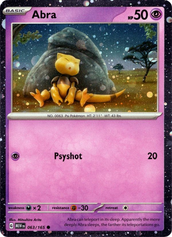 Abra (063 165) (Cosmos Holo) [Miscellaneous Cards] For Discount