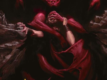 Infernal Grasp Art Card (Gold-Stamped Signature) [Innistrad Remastered Art Series] Hot on Sale