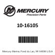 Mercury - Bolt - 10-16105 Online Hot Sale